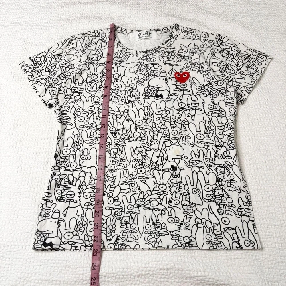 Comme des Garcons PLAY x Matt Groening AOP tee